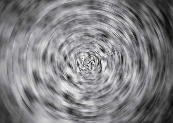 Blur bw spiral motion