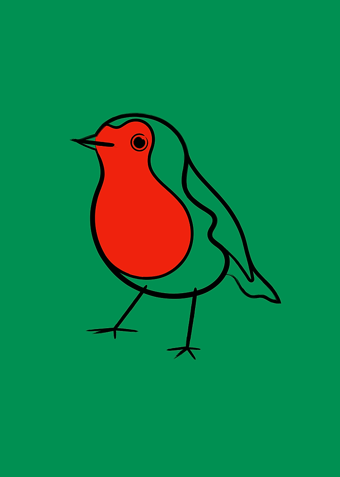 Robin On Green