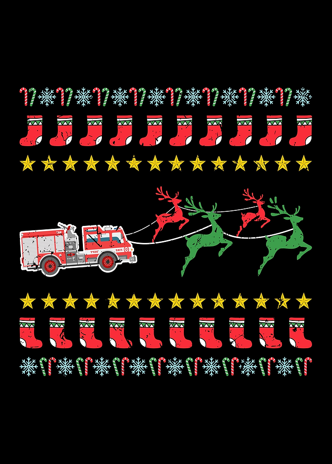 Ugly Christmas Firefighter