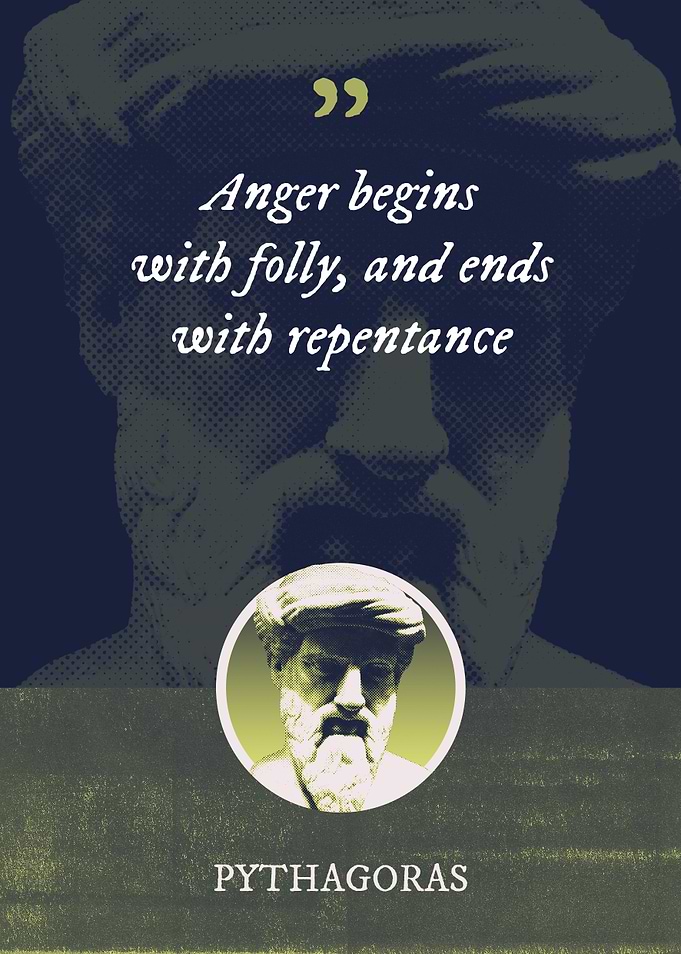 Anger begins with folly