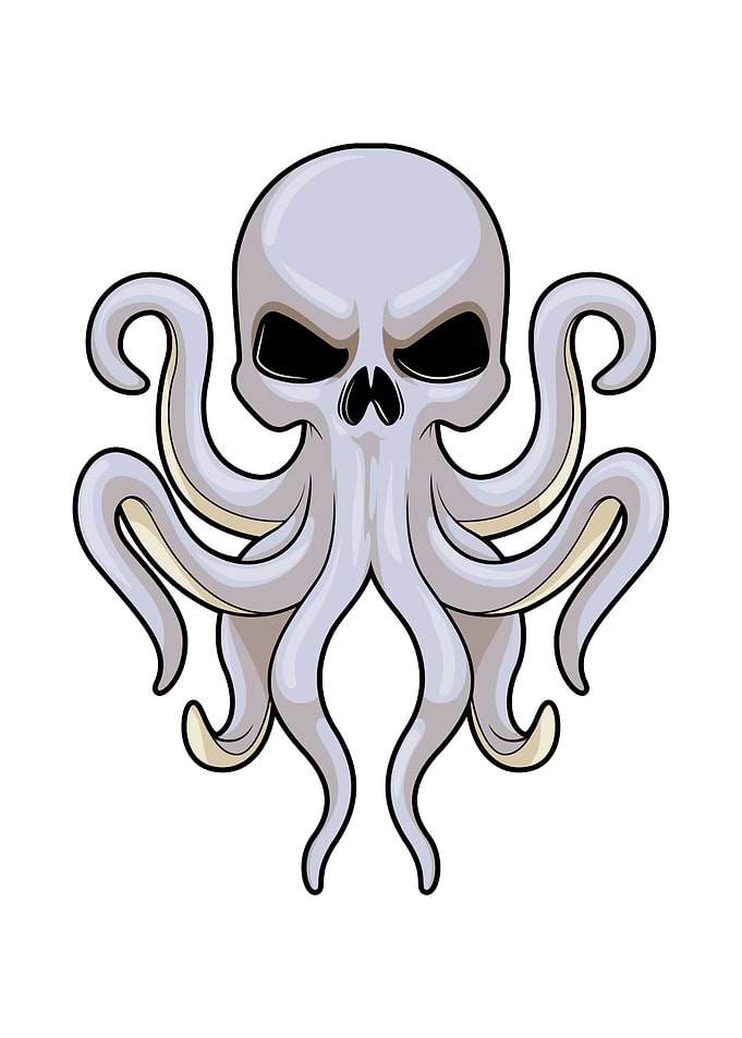 Skull Octopus Poor