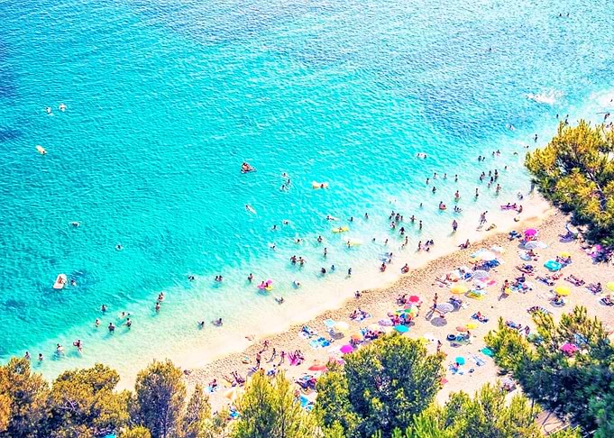 Villefranche small beach