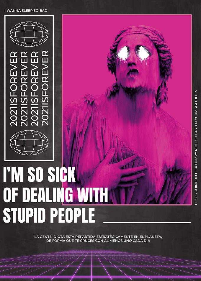 Stupid People Abstract