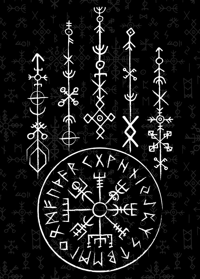 Celtic Runes Vegvisir