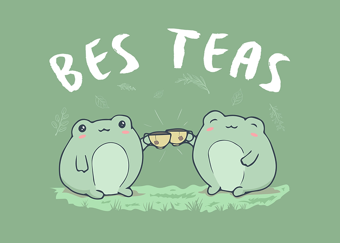 Cottagecore Toad Frog Tea