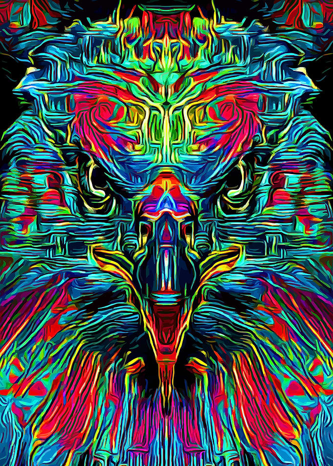 Eagle Fantasy Colorful