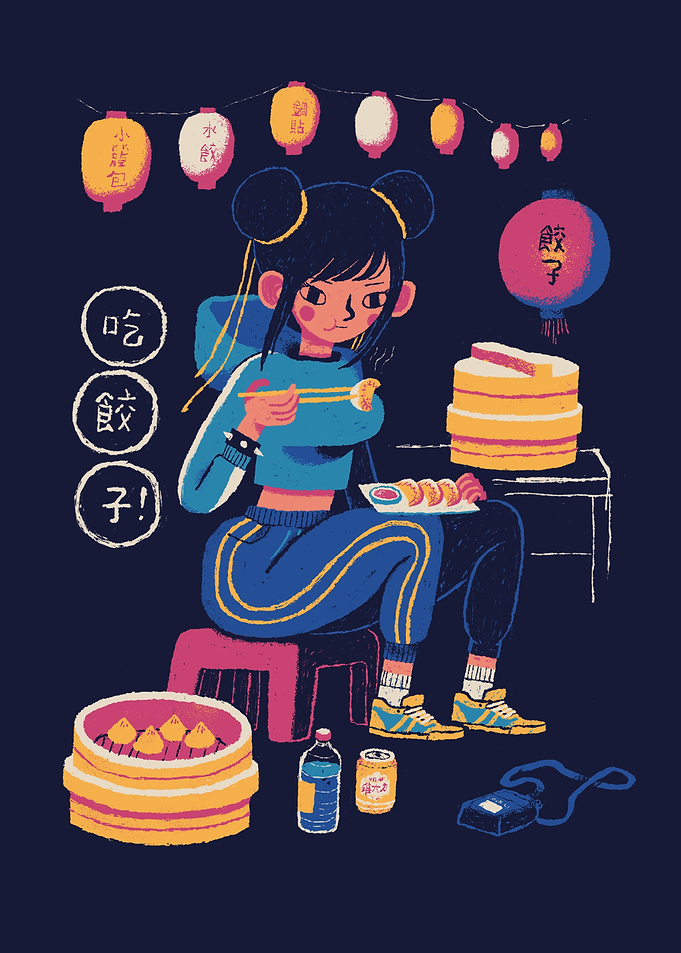 eat dumplings