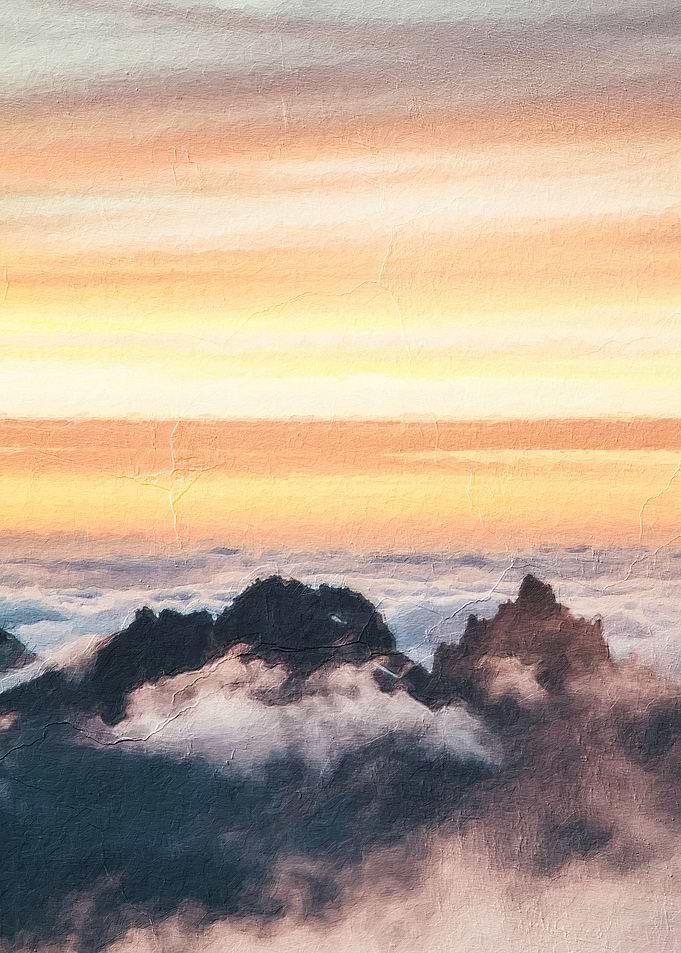 Sunrise on the mountain