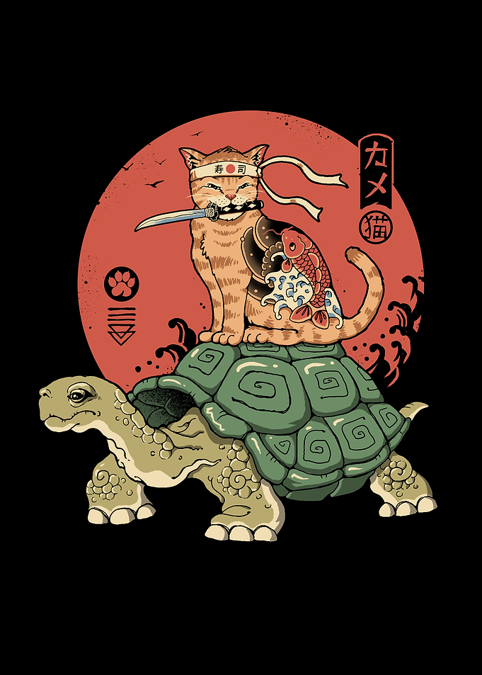 Catana on Turtle