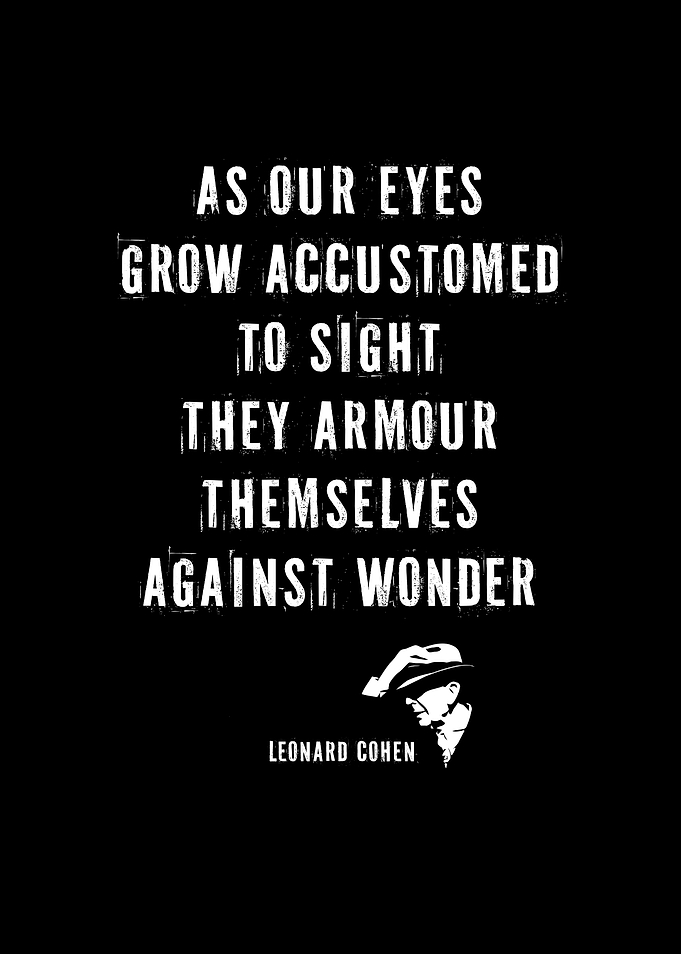 As our eyes