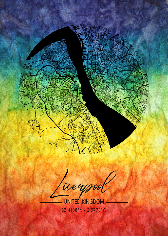 Liverpool City Map England