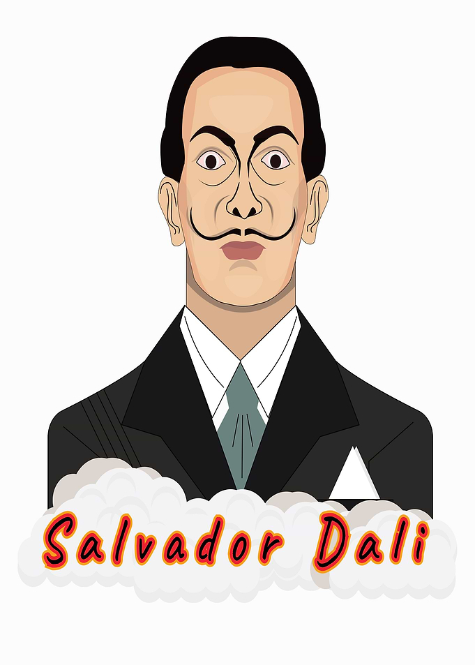 salvador dali portrait