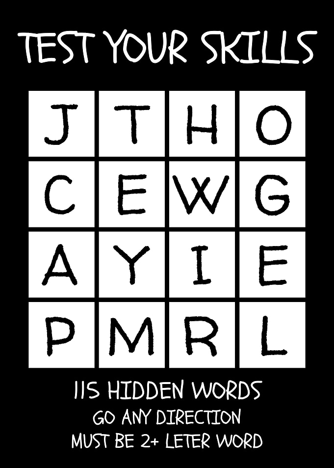 Word Game Poster 9