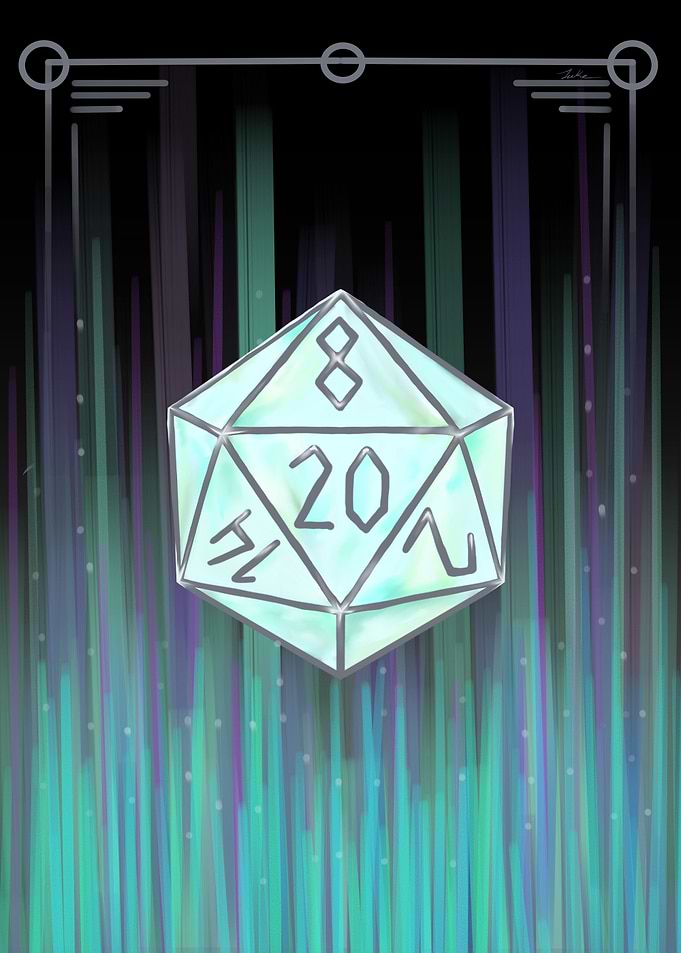 White D20