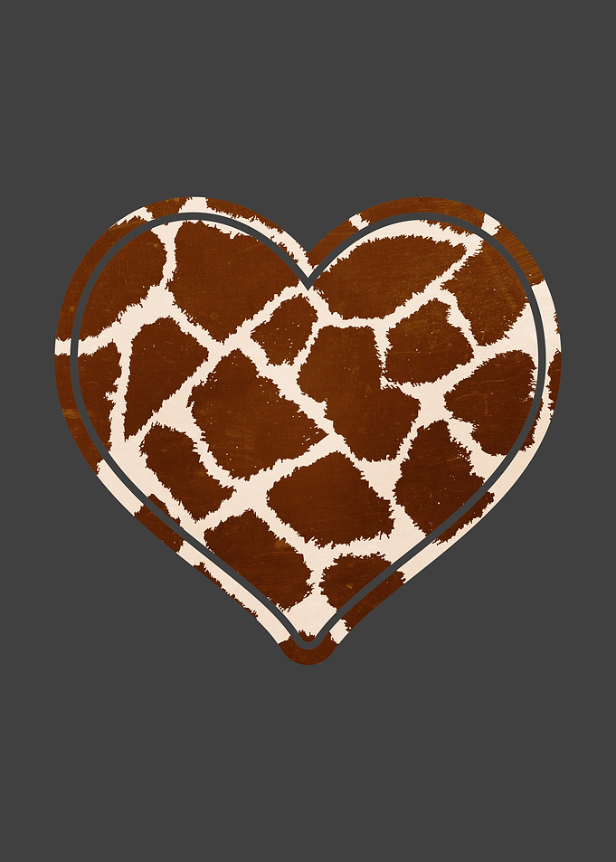 Giraffe Heart Gift