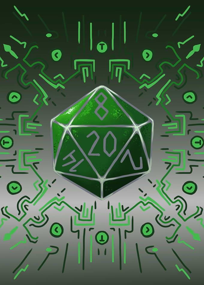 D20 Green