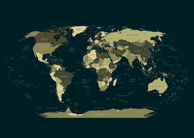Detailed World Map