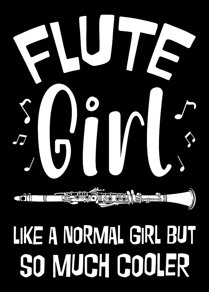School Marching Band Flute