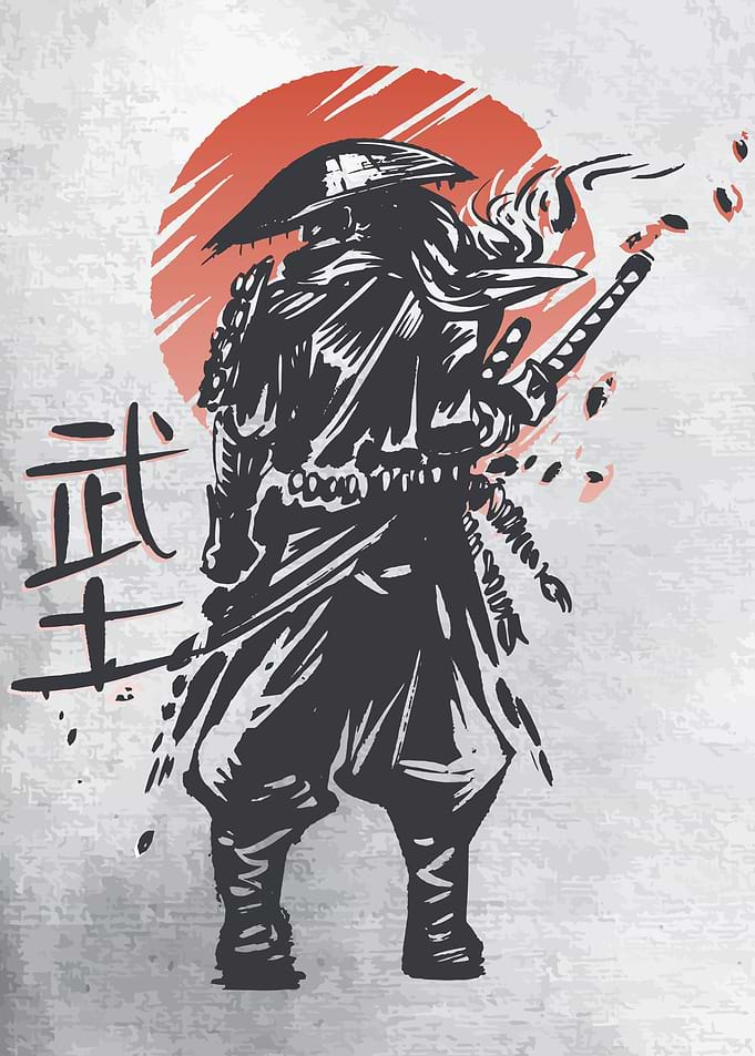 Japanese Samurai Warrior
