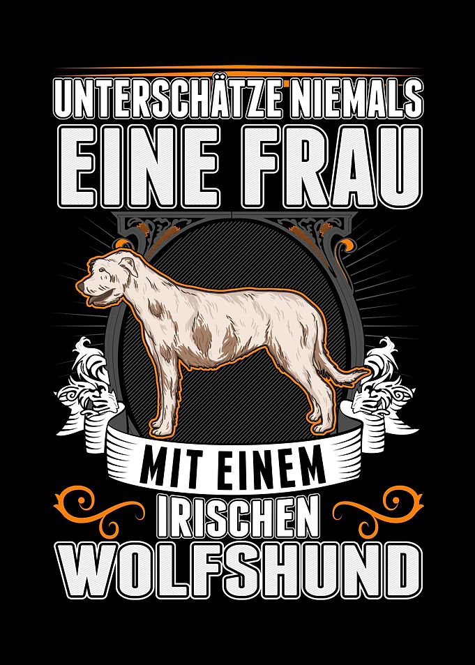 Irischer Wolfshund Frau