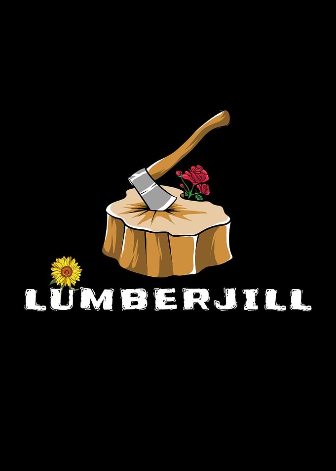 Lumberjill Axe And Flowers