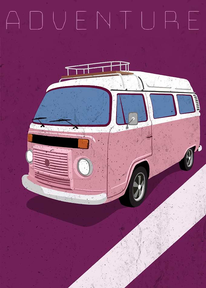 Retro Travel Bus