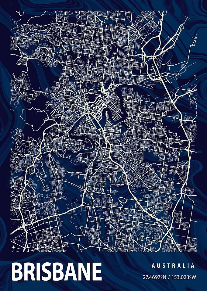 Brisbane Map Australia