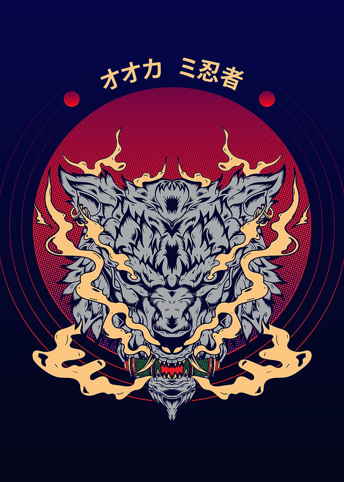 japanese wolf ninja
