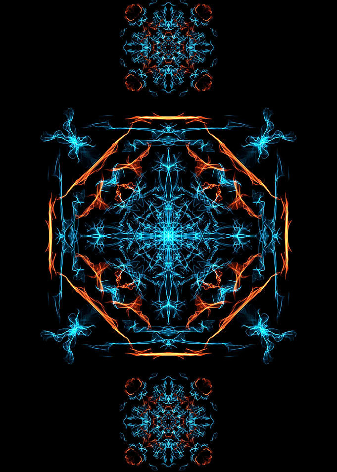 Abstract fractal fan art
