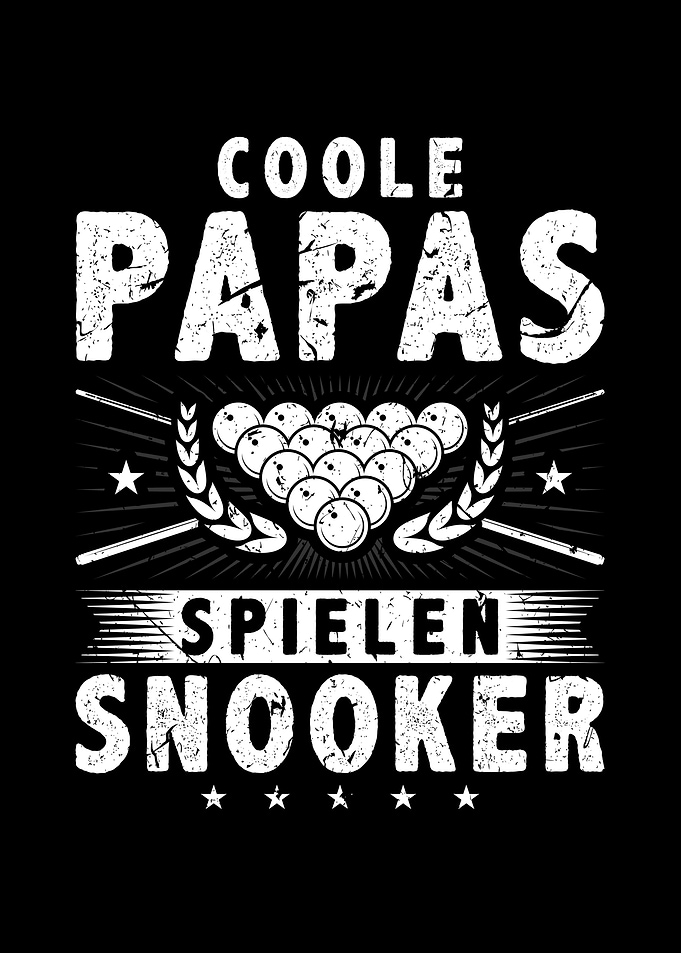 Coole Papa Spielen Snooker