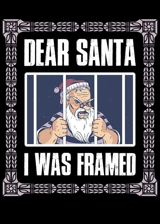 Dear Santa I Was Framed