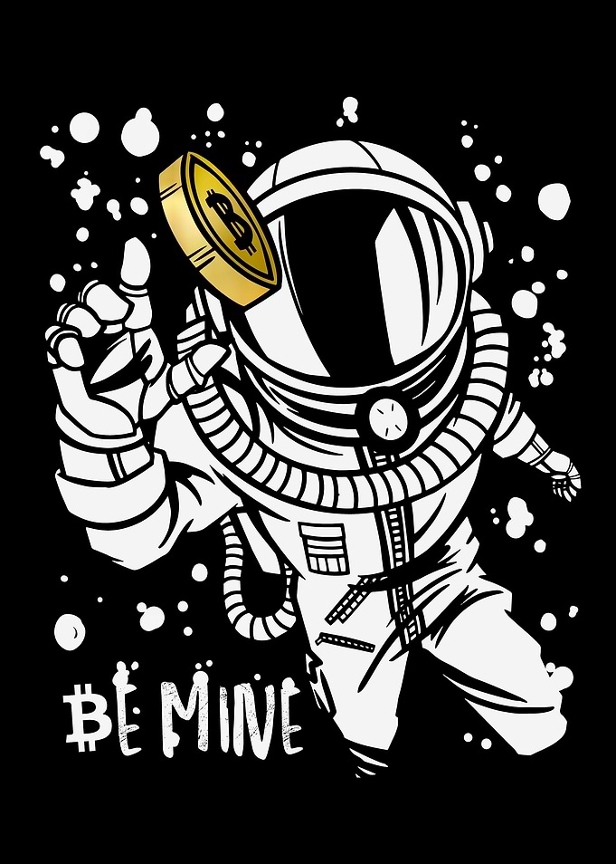 Astronaut bitcoin