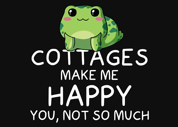 Cottagecore Kawaii Frog