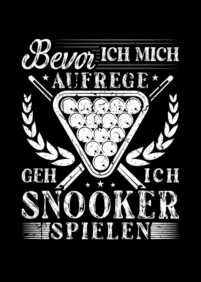 Aufrege Snooker Billard