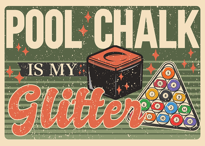 Pool Chalk is My Glitter