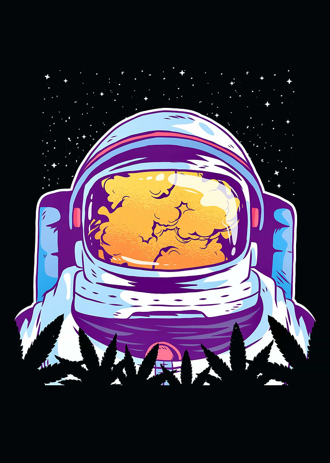 Astronaut smoke