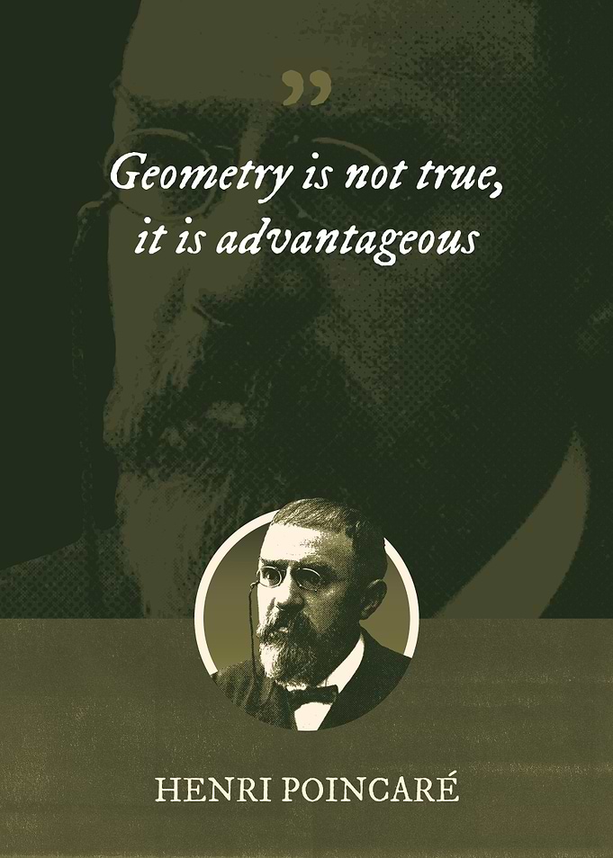 Geometry is not true it