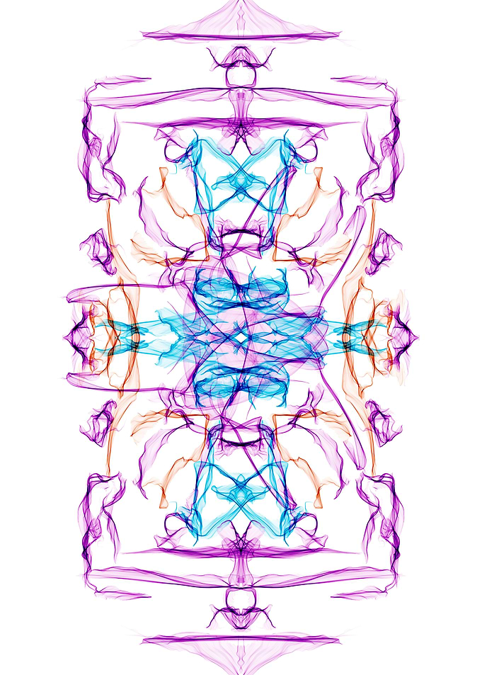 Abstract fractal fan art