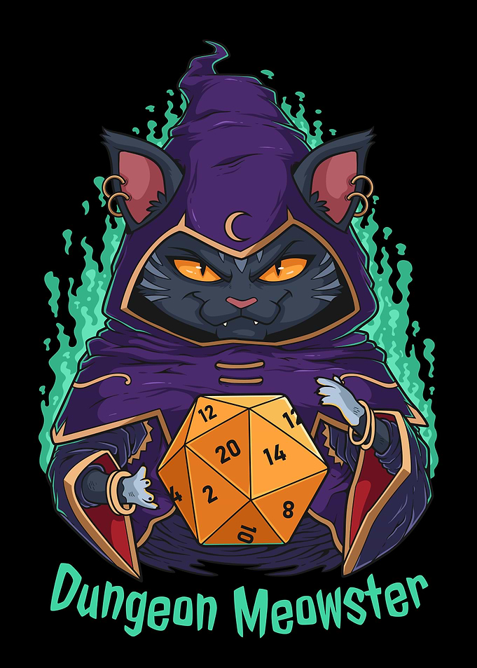 Cat DM Dungeon Meowster
