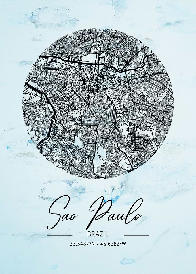 Sao Paulo Alpha Watercolor