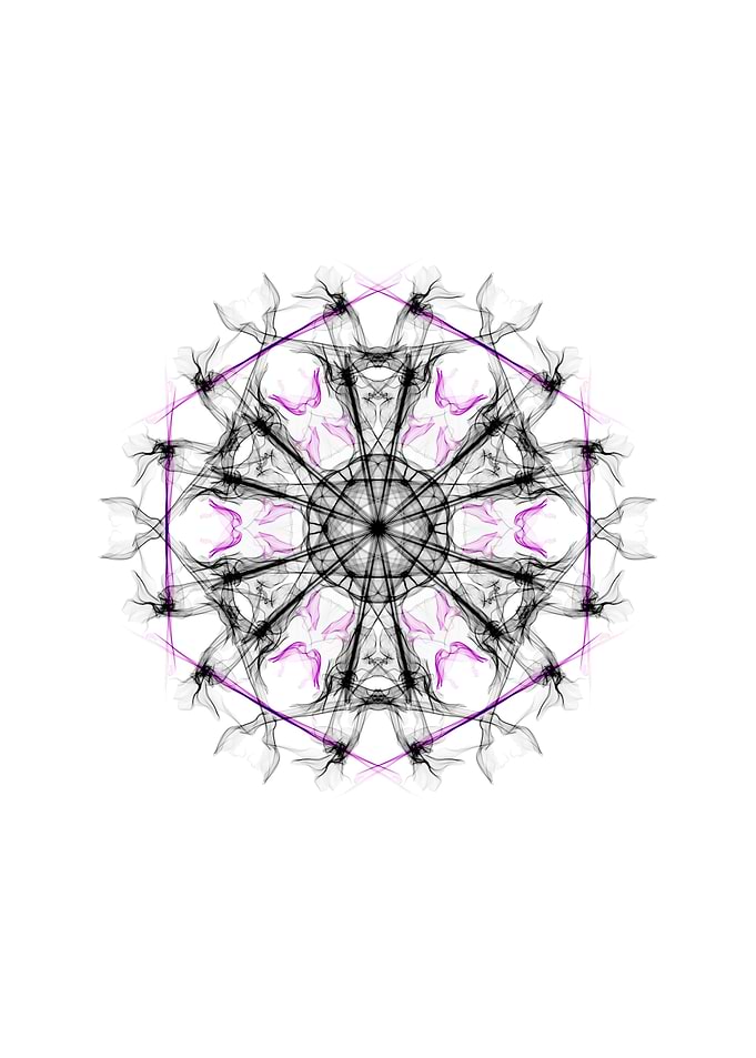 Abstract fractal fan art