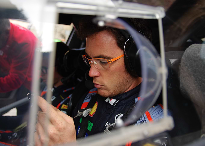 Neuville on Car