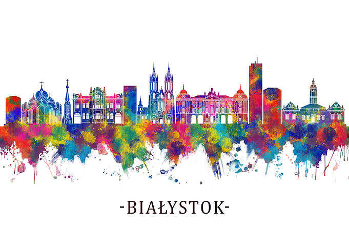 Bialystok Poland Skyline