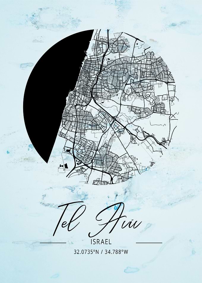 Tel Aviv Alpha Watercolor