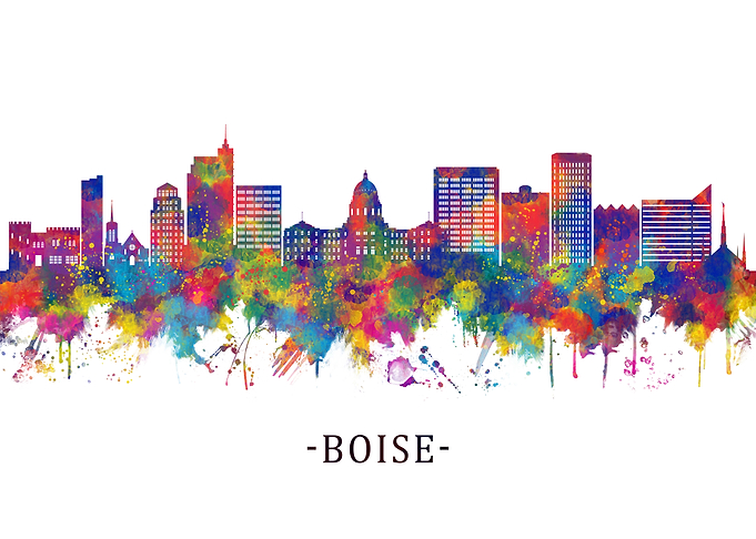 Boise Idaho Skyline