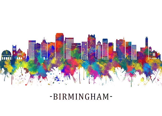 Birmingham Alabama Skyline