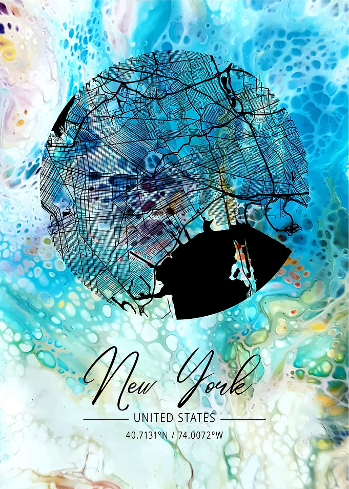 New York City Map USA