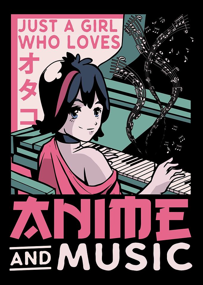 Japanese Anime Music Girl