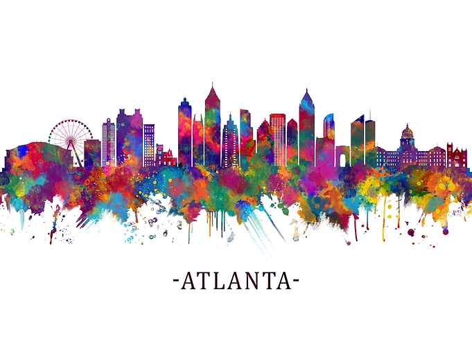 Atlanta Georgia Skyline