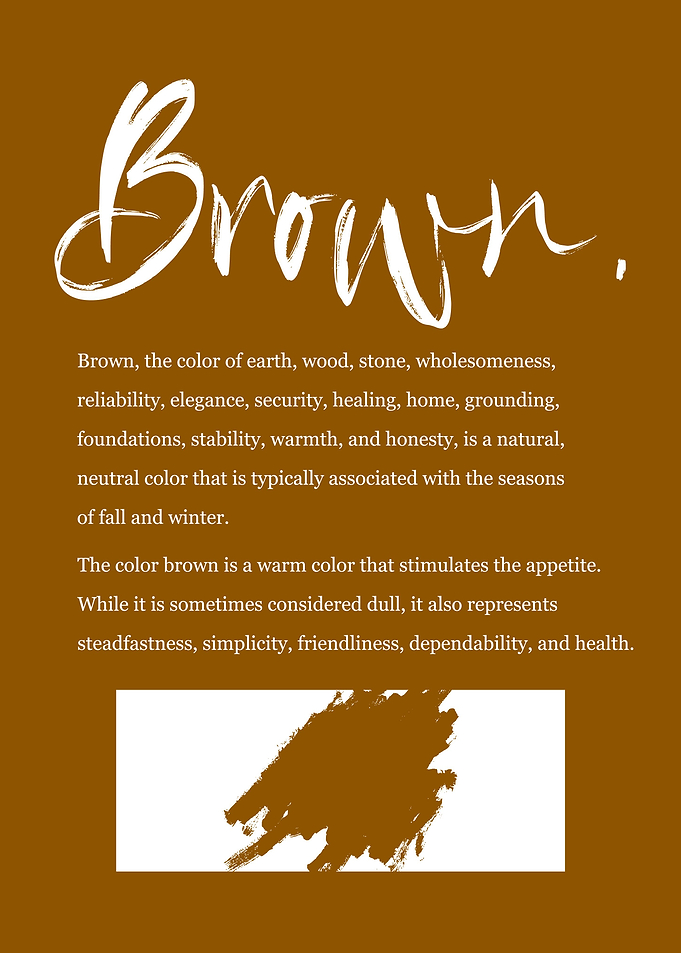 BROWN COLOR WHEEL